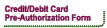 Credit - Debit Card Form